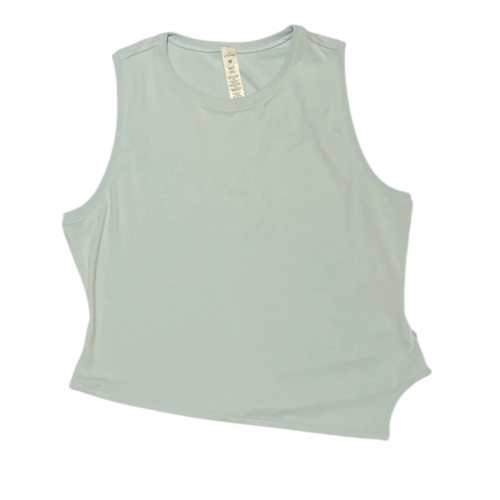 NWT Lululemon Asymmetrical Tank Top Sleeveless Powder Blue - Picture 1 of 7